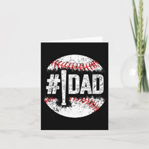 Mens 1 Dad Sell Number One Daddy Son Sell Player Card