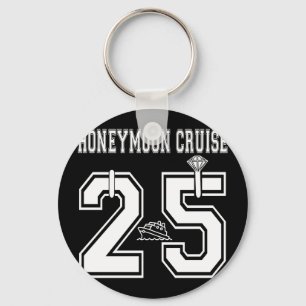 Mens 2025 married honeymoon cruise newlyweds wife key ring