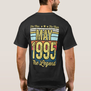 Mens 26th Birthday The Man The Myth The Legend May T-Shirt