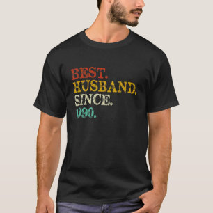 Mens 31St Wedding Anniversary Best Husband Since 1 T-Shirt