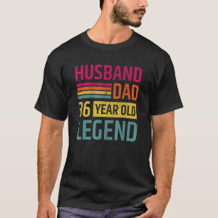 Mens 36th Year Birthday For Husband Born In 1986 H T-Shirt