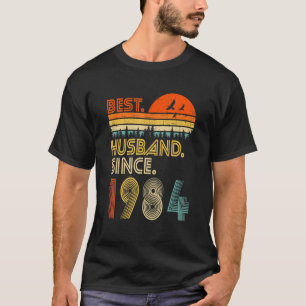 Mens 38th Wedding Anniversary Best Husband Since T-Shirt