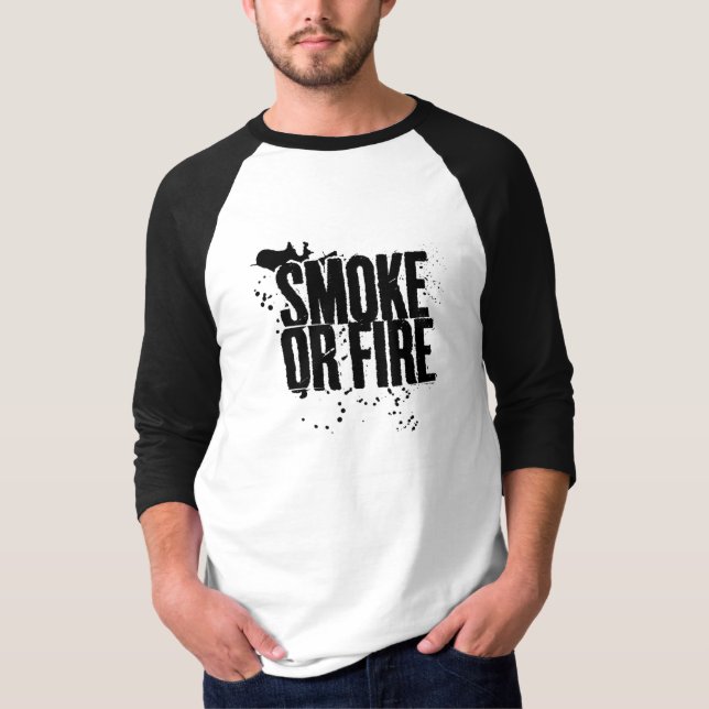 mens 3/4 sleeve shirt (Front)