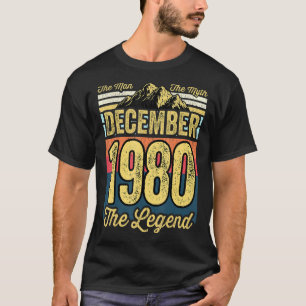 Mens 41st Birthday The Man The Myth The Legend Dec T-Shirt