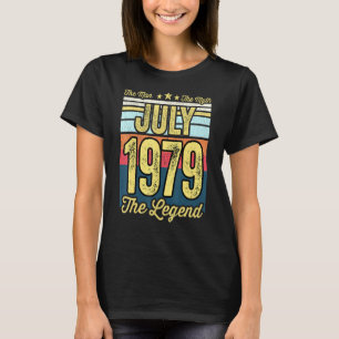 Mens 42nd Birthday The Man The Myth The Legend Jul T-Shirt