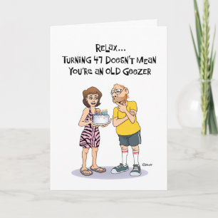 Men's 47th Birthday Card