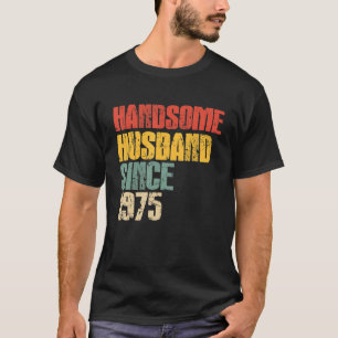 Mens 48th Wedding Anniversary for Him Handsome Hus T-Shirt