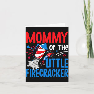Mens 4th of july birthday mum - mummy of the card