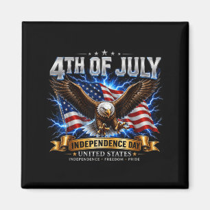 Mens 4th Of July Shirt Men Patriotic Freedom Magnet