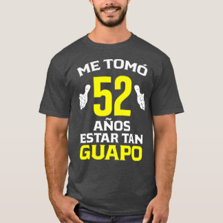 Mens 52 Anos Regalo de Cumpleanos 52 para el T-Shirt