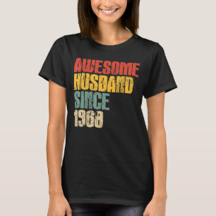 Mens 55th Wedding Anniversary for Him Awesome Husb T-Shirt