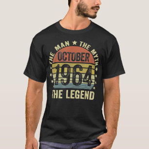Mens 56 Years Old Birthday Gifts Man Myth Legend O T-Shirt