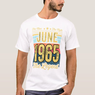 Mens 56th Birthday The Man The Myth The Legend Jun T-Shirt