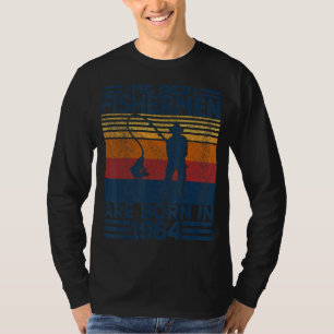 Mens 58 Years Old Fisherman Fishing 58th Birthday T-Shirt