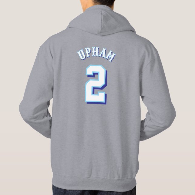 Men's 603 Riptide Hoodie w/ name and number (Back)