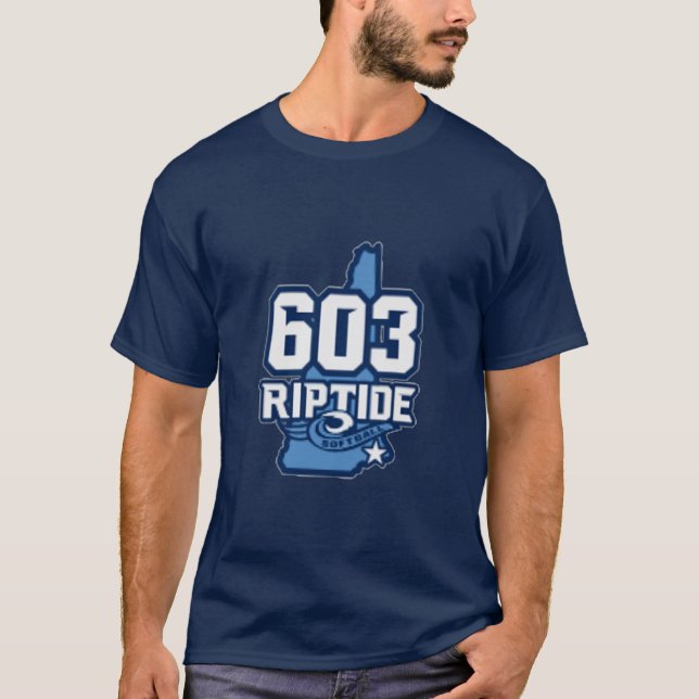 Men's 603 Riptide T-shirt w/ name and number (Front)