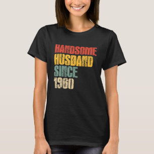 Mens 63rd Wedding Anniversary for Him Handsome Hus T-Shirt