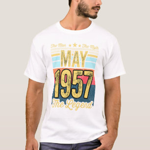 Mens 64th Birthday The Man The Myth The Legend May T-Shirt