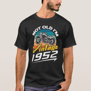Mens 70th Birthday Man Biker Legend Motorcycle Cho T-Shirt