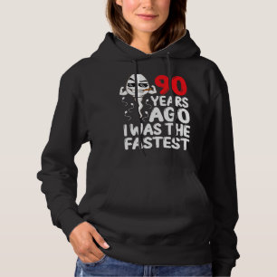 Mens 90th Birthday Gag Dress 90 Years Ago I Was Th Hoodie