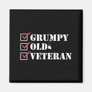 Mens A Gpy Veteran Funny Patriotic Performance Magnet