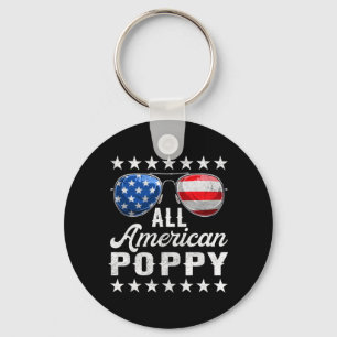 Mens Aamerican Poppy Shirt 4th Of July Matching Key Ring