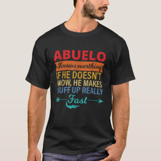 Mens Abuelo Knows Everything Grandpa father s day  T-Shirt