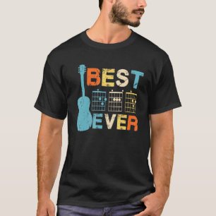 Mens Acoustic Guitar Dad Guitarist Musical Instrum T-Shirt