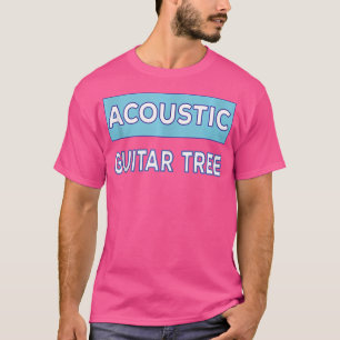 Mens Acoustic Guitar Tree T-Shirt