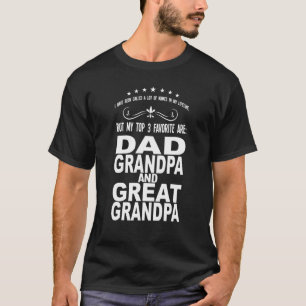 Mens Ad Grandpa And Great Grandpa Family T-Shirt