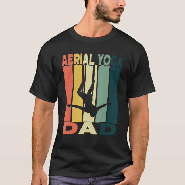 Mens Aerial Yoga Dad I Air Silk Design And Aerial  T-Shirt (Front)