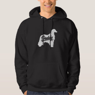 Mens Afghan Hound Daddy Dog Owner Papa Fathers Of Hoodie