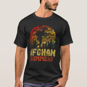 Mens Afghan Summers Veteran Vintage Afghanistan Ve T-Shirt
