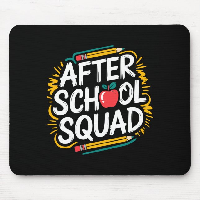 Mens after school program teaching and team after mouse pad (Front)