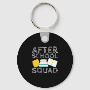 Mens after school squad cool teacher school worker key ring