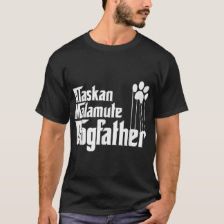 Mens Alaskan Malamute Dog Dad, Malamute Dog Father T-Shirt
