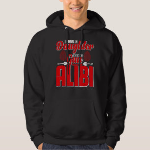 Mens Alibi Party Night Joke Quotes Sarcastic Hoodie