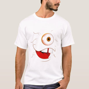 Men's Alien Eye Happy Face T-Shirt