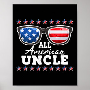 Mens All American UNCLE Men  Poster
