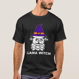 Mens Alpaca Lovers Halloween Creepy Llama Witch C T-Shirt