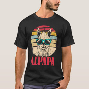 Mens ALPAPA Alpaca Fan Llama Fan   Father's Day Re T-Shirt