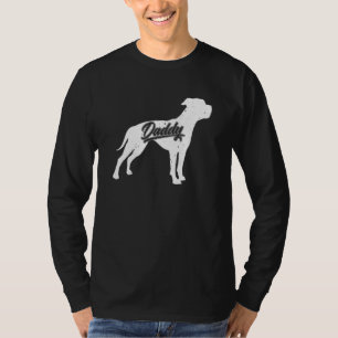 Mens American Bulldog Daddy Papa Fathers Of Americ T-Shirt
