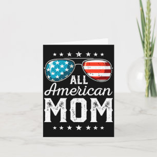 Mens american mum 4th of july usa sunglasses card