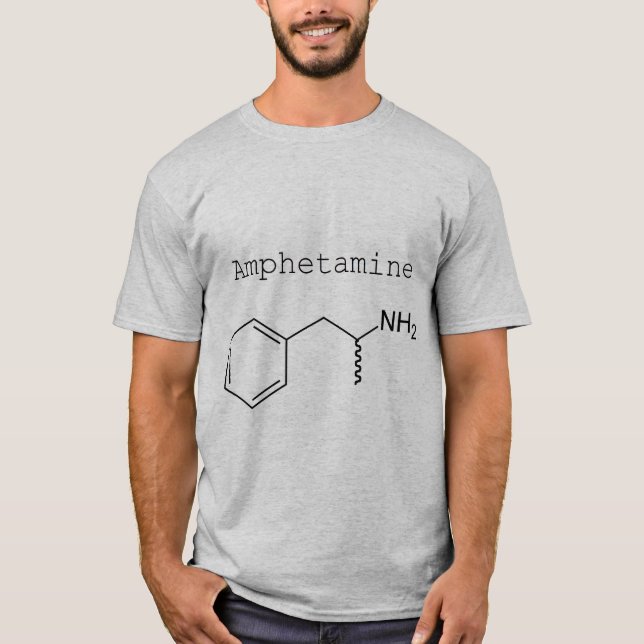 Mens Amphetamine Molecule Shirt (Front)