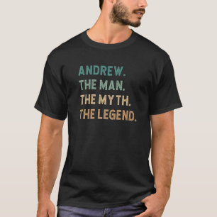 Mens Andrew The Man The Myth The Legend  Personali T-Shirt
