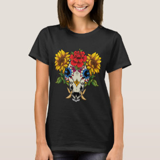 Mens Animal Boar Pig Floral Souls Day Of T-Shirt