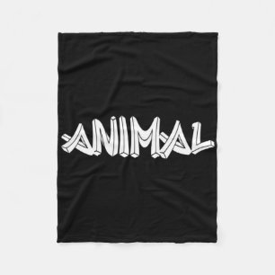 Mens Animal - Gym Fitness Workout Bodybuilding Mot Fleece Blanket