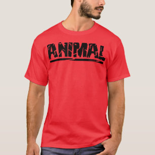 Mens ANIMAL Gym Fitness Workout Bodybuilding Motiv T-Shirt