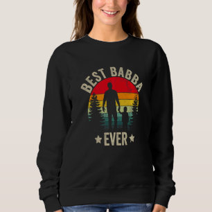 Mens Arabic Fathers Day Best Babba Ever Muslim Sweatshirt