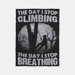 Mens Arborist Tree Trimmer Logger Lumberjack Men S Fleece Blanket